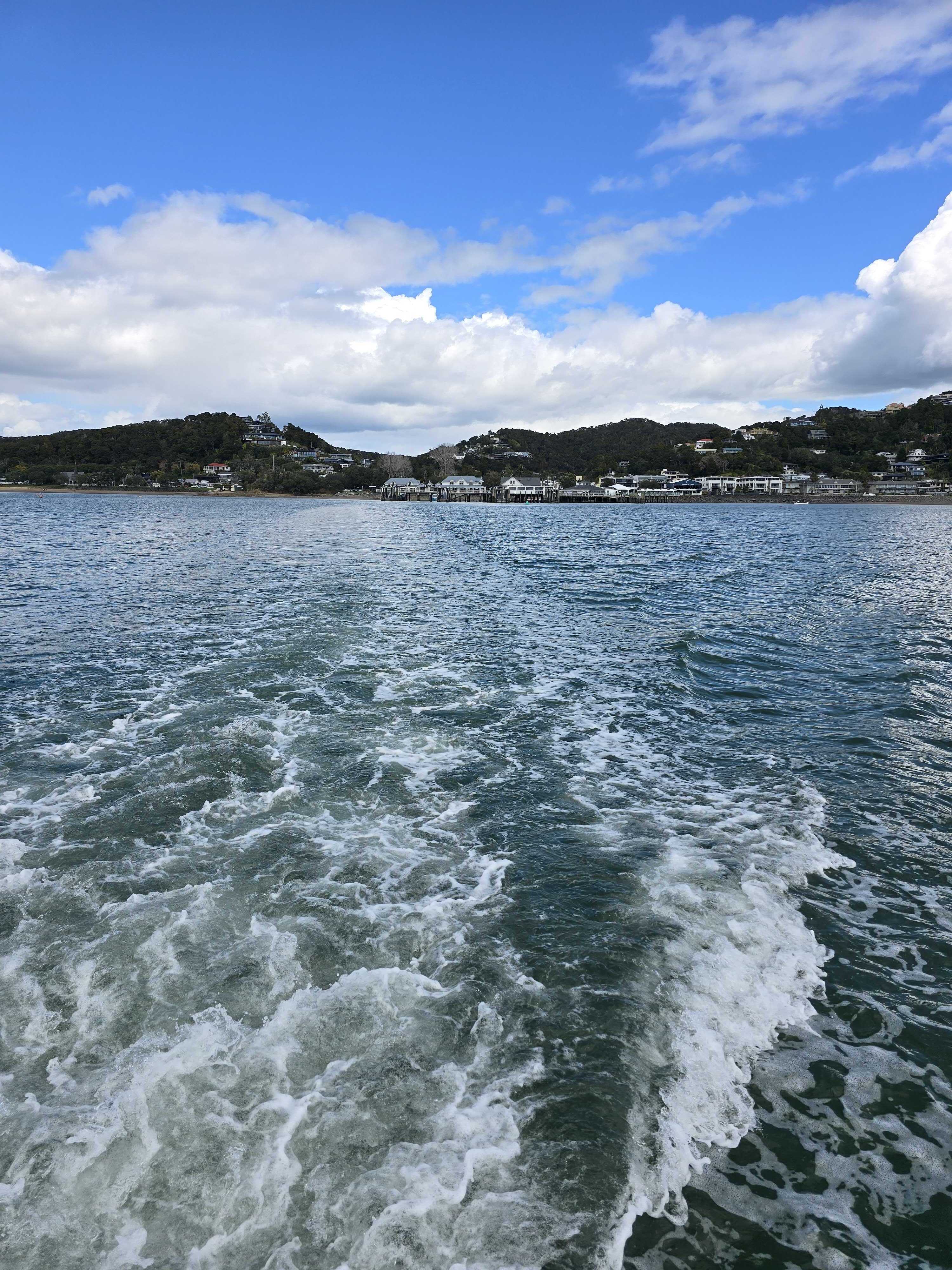 A view across the water towards Russell