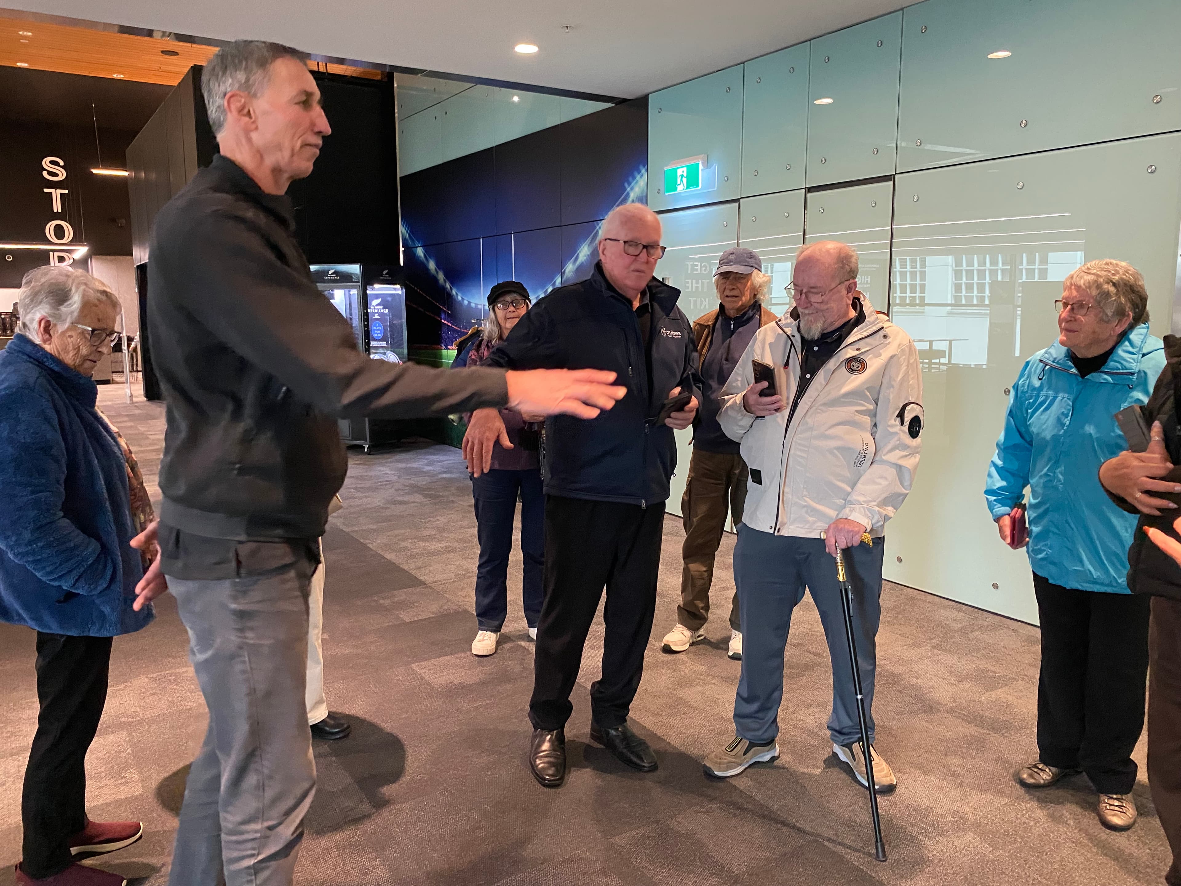 Promisia Beyond travellers at the All Blacks Experience